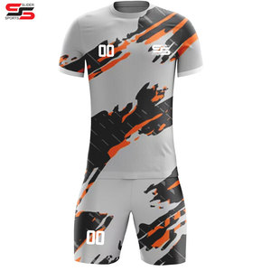 Uniforme de football à sublimation bon marché en polyester 100% ensemble de maillots de football avec logo personnalisé - Product Image 6