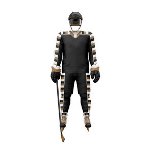 Maillot de hockey sur glace professionnel pour hommes personnalisé 2025, nouveau style, avec technique de sublimation, uniforme sportif OEM - Product Image 4