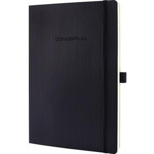 SIGEL Conceptum Notebook Approx. DIN <b>A4</b> Squared Black 97 Sheets - Product Image 1