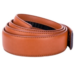 Wholesale Men's Cow Cowhide Custom Ratchet Real Genuine <b>Leather</b> Belt Strap Without Automatic Buckle 2026 - Product Image 6