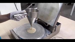 เครื่องทำไข่ม้วนบิสกิตไฟฟ้าเชิงพาณิชย์เครื่องทำไอศกรีมโคนมินิสกินวาฟเฟิลทรงกรวย - Product Image 3