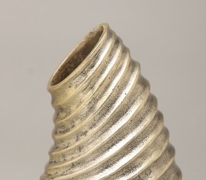 Panthera <b>Tall</b> Modern Stainless Steel Hammered Metal <b>Vase</b> Luxury Floral Accent Elegant Decorative Flower <b>Vase</b> Home Office Hotel - Product Image 6