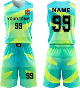 Short XS unisexe de haute qualité pour l'entraînement au basket-ball, respirant, tissu en maille, réversible, imprimé par sublimation, grande taille, vente en gros - Product Image 2