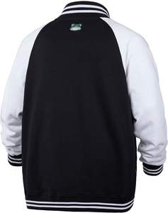 Bombardero de béisbol universitario personalizado de alta calidad para hombres, chaqueta universitaria de cuero con letras, bordado de chenilla, informal, OEM, Invierno - Product Image 4