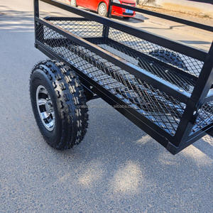 Miglior prezzo piccolo acciaio ATV <span class=keywords><strong>rimorchio</strong></span> basso MOQ carico pesante carrello da giardino con lati pieghevoli <span class=keywords><strong>per</strong></span> trattore prato & rimorchi auto - Product Image 4