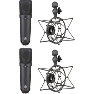 Huge Discount U 87 Ai MT Stereo Set Large-Diaphragm Multipattern <b>Condenser</b> <b>Microphone</b> (Black) - Product Image 3