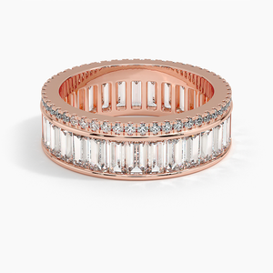 Anillo de Bodas de compromiso de diamante de moissanita de oro clásico de 10K para mujer para fiestas, aniversarios, otras ocasiones especiales - Product Image 1