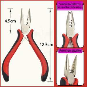 Stainless Steel Durable Hair <b>Extension</b> Ring Plier Tool for Micro Bead Fixing and Salon Styling - Product Image 3