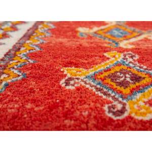 Alfombras de Lana Anudadas a Mano Nuray, Diseño Rectangular con Medallón Rojo Naranja y Patrones Abstractos para Uso Doméstico, para Sala de Estar o Dormitorio, 9x12, Pae-144 - Product Image 3