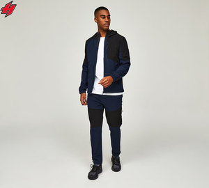 Logo personnalisable veste en nylon respirante grande taille hommes hommes automne Sports de plein air course à pied entraînement vestes de sport formelles - Product Image 2