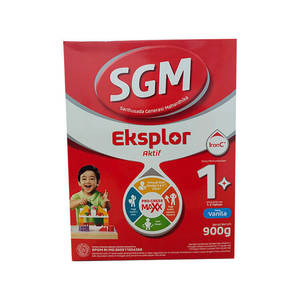 SGM EKSPLOR SOYA FORMULE MADU-SGM Eksplor Aktif 1 + Pro-GressMaxx Vanille Susu Pertumbuhan 900GR X3 - Product Image 1