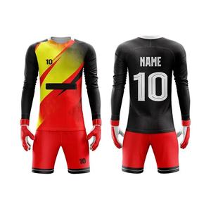 El último uniforme de portero elegante diseñado alto movimiento necesita uniforme de portero atletas uniforme de portero - Product Image 1