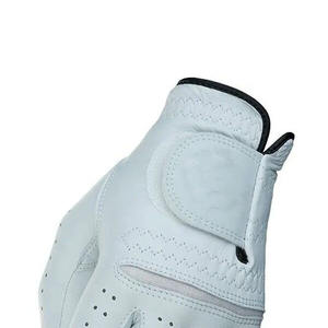 Gants en cuir Cabretta de qualité supérieure Gants de golf en cuir véritable souple unisexe respirants pour le sport avec poignées - Product Image 3