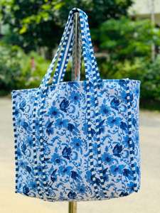 Sac fourre-tout bohème vintage en coton matelassé indien pour femme, fait main, écologique, léger, ouvert, pour l'automne et l'hiver, pour le shopping - Product Image 4