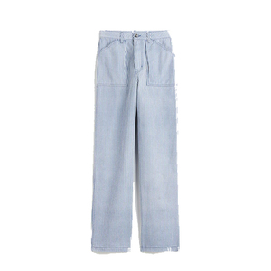 Pantalon cargo décontracté pour femmes de haute qualité avec design imprimé coupe droite pour l'été - Product Image 5