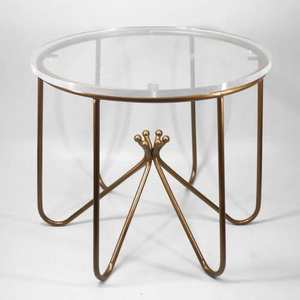 Mesa de centro de hierro moderna mesa de centro elegante ecológica para decoración de sala de estar y salón al por mayor para Diwali - Product Image 6