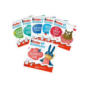 Kinderr Riegel 50g Pack de 4 Ingrédients : chocolat au lait entier 40 %, sucre 40 %, lait écrémé en poudre 18 % - Product Image 1