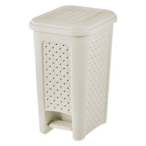 Arianna Pedal <b>Bin</b> 8L Plastic Waste <b>Bin</b> <b>With</b> <b>Lid</b> And Foot Step For Kitchen Bathroom Use - Product Image 1