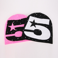 Bonnet unisexe en acrylique tricoté style Y2K, chaud pour l'hiver, avec strass Gravity Visions et broderie 3D, couleur et marque personnalisables, vente en gros