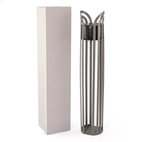 Nouveauté, brûleur d'encens en bois de santal indien durable et moderne en acier inoxydable, fabriqué à la main, directement de l'usine, diffuseur d'aromathérapie