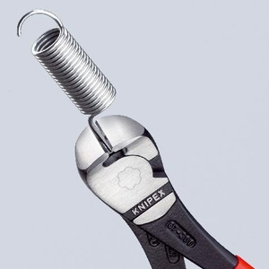 KNIPEX Heavy-Duty Cutter with <b>Polished</b> Head 160 mm Overall Length <b>Plastic</b> Coating-Knives & Tools - Product Image 3