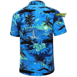 Camisas Hawaianas Personalizadas CATCHY GEARS con Estampado de Flamencos para Hombre, Manga Corta, Botones, Verano, Playa, Casual, Secado Rápido, Spandex/Poliéster - Product Image 4