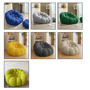 Canapé individuel inclinable en tissu, style <span class=keywords><strong>bulle</strong></span> coloré, en forme de ballon de football, compressible sous vide, pour salon - Product Image 4