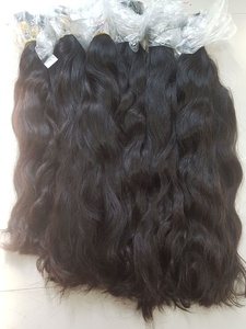 Vendeur de cheveux en gros Extensions de cheveux humains de beauté naturels ondulés en vrac naturels noirs bruts non traités - Product Image 4