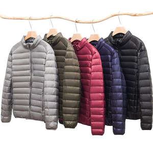 Col montant couleur personnalisée unisexe imperméable réversible respirant hiver doudoune polyester Hoster entreprises grecques - Product Image 1
