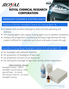 ชุดทำความสะอาดและเคลือบไฟหน้ารถแบบพิเศษของ Royal - Product Image 6