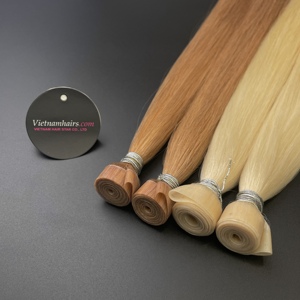 2024 Extensions de Cheveux Humains Vierges Remy Ruban Adhésif Armure de Cheveux Couleur Ombre Naturelle Cheveux Vierges Double Dessinés Fabriqués au Vietnam - Product Image 1