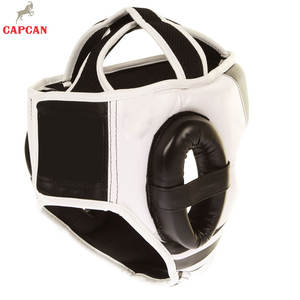 Protège-tête en cuir pour homme de qualité supérieure pour MMA Boxe - Sécurité Léger Durable & Respirant - Product Image 4