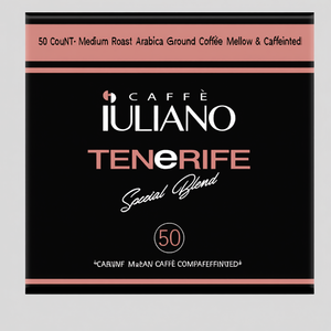 แคปซูลกาแฟ Caffe Iuliano Tenerife Blend แบบใช้ร่วมกับเครื่องชงกาแฟอื่นๆ ได้ 50 แคปซูล - กาแฟอาราบิก้าคั่วกลางบดละเอียด รสชาติกลมกล่อมและมีคาเฟอีน - Product Image 3