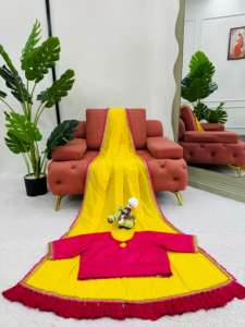 Saree ผ้าฝ้าย Mul ทำด้วยมือกับลูกไม้แฟนซีและลาเตกัน pallu manglori ผ้าไหมเสื้อเบลาส์สง่างามชาติพันธุ์ - Product Image 6