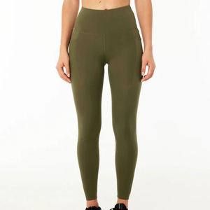 Leggings Deportivos de Longitud Media para Mujer, Más Vendidos, 100% Poliéster, Logotipo Personalizable, Alta Calidad, Estilo Deportivo, Tejido de Punto - Product Image 1