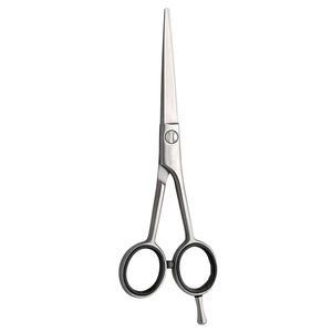 Tijeras de corte de pelo de peluquero de la mejor calidad, tijeras de corte de pelo de acero inoxidable con acabado Dall con reposapiés y anillo de goma - Product Image 3