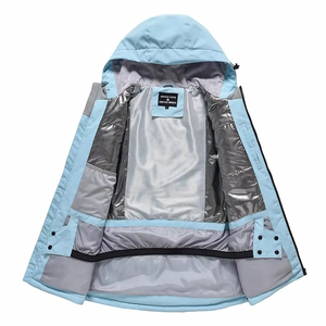 Combinaison de ski une pièce personnalisée de haute qualité, imperméable, coupe-vent, avec capuche, pour l'extérieur - Product Image 4