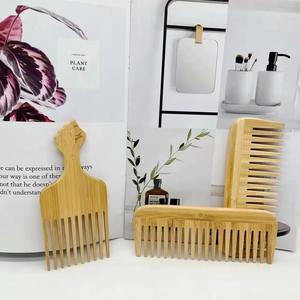 Peine de Madera Pulida para el Cuidado del Cabello Natural, Hecho a Mano por Proveedor Indio - Product Image 3