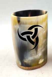 Verre Viking en corne de buffle, verre à boire - Product Image 2