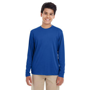 เสื้อยืดเด็กแขนยาว ผ้าฝ้าย 100% สีชมพูอ่อน คอกลม เสื้อยืดเปล่า ผ้าถัก 220 GSM แบรนด์สตรีทแวร์สั่งทำได้ ระบายอากาศได้ดี - Product Image 6