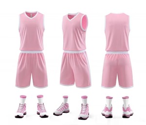 Uniformes de basket-ball personnalisés à séchage rapide, vente en gros en stock, maillots de basket-ball pour hommes - Product Image 1
