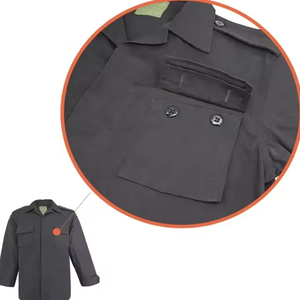 Gran oferta, uniforme táctico negro de seguridad personalizado, pantalón con abrigo, ropa, uniforme táctico - Product Image 2