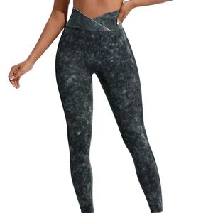 Leggings de yoga d'hiver pour femmes avec taille-Tissu respirant en coton/bambou pour la gym et la course à pied - Product Image 1