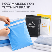 Sacs d'expédition personnalisés en polyéthylène, enveloppes d'expédition en plastique, plusieurs tailles et couleurs, sacs d'emballage pour boîtes à chaussures pour marques de vêtements