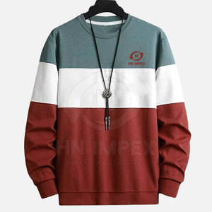 Sudaderas de invierno para hombre ligeras e informales OEM, nuevo diseño de forro polar, transpirable, holgado, de poliéster/algodón - Product Image 1