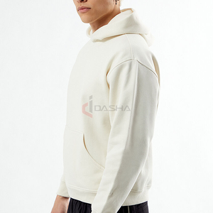 เสื้อมีฮู้ดโอเวอร์ไซส์สำหรับผู้ชายเสื้อสวมหัวผ้าฝ้าย100% 450GSM มีฮู้ดทรงหลวมใส่สบายพิมพ์ลายได้ตามต้องการ - Product Image 5