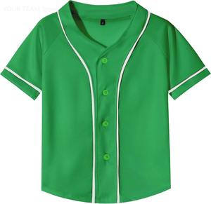 เสื้อยืดเบสบอลลายพิมพ์สำหรับวัยรุ่น แนวสตรีทฮิปฮอป ทรงยูนิเซ็กส์ คอกลม แขนสั้น ผลิตจากเส้นใยโพลีเอสเตอร์ สำหรับเล่นกีฬา - Product Image 4