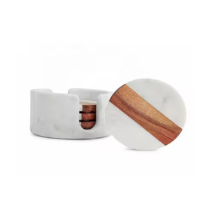 Vente chaude meilleure conception sous-verres antidérapants tapis en bois de marbre faits à la main tampons durables de qualité sous-verres tendance supérieurs - Product Image 3