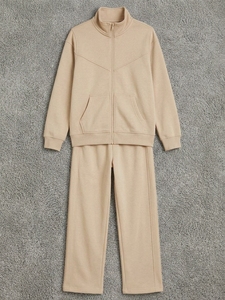 Ensemble de survêtements pour femmes à manches longues, nouvelle collection hiver, logo et design personnalisés, respirant, col montant, séchage rapide - Product Image 6