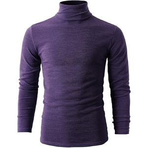 Pull en polyester tricoté à manches longues de style pour hommes Pull en polyester à col rond personnalisé 2025 - Product Image 1